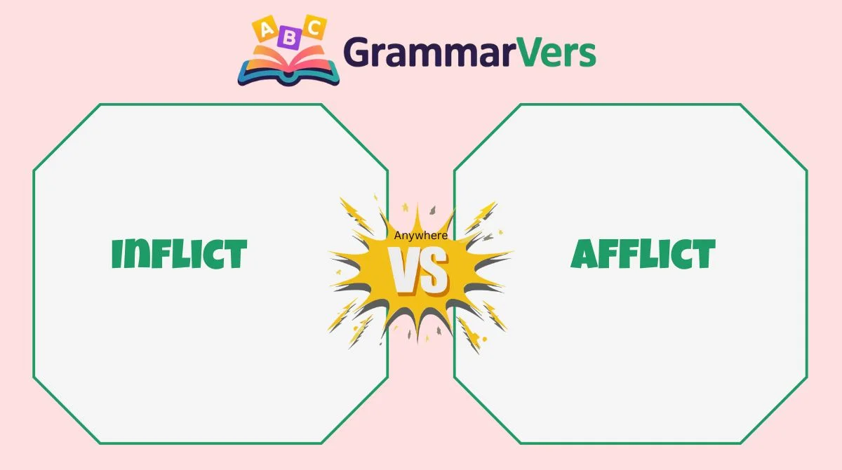 Afflict vs Inflict