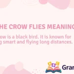 As the Crow Flies Meaning