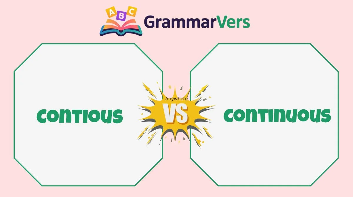 Continuous vs Contious