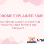 Palindrome Explained Simply