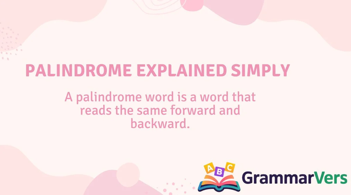 Palindrome Explained Simply