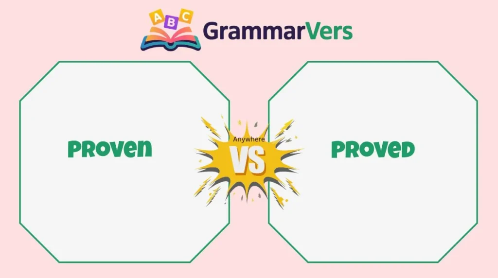 Proved vs Proven