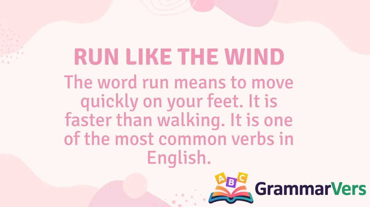 Run Like the Wind