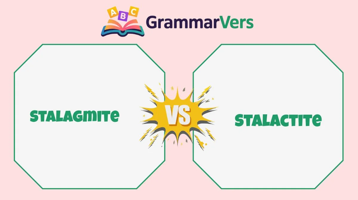 Stalactite vs Stalagmite