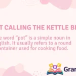 The Pot Calling the Kettle Blackt