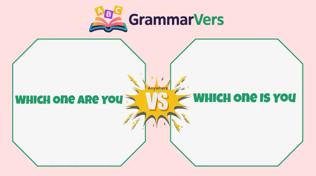 Which One Is You vs Which One Are You