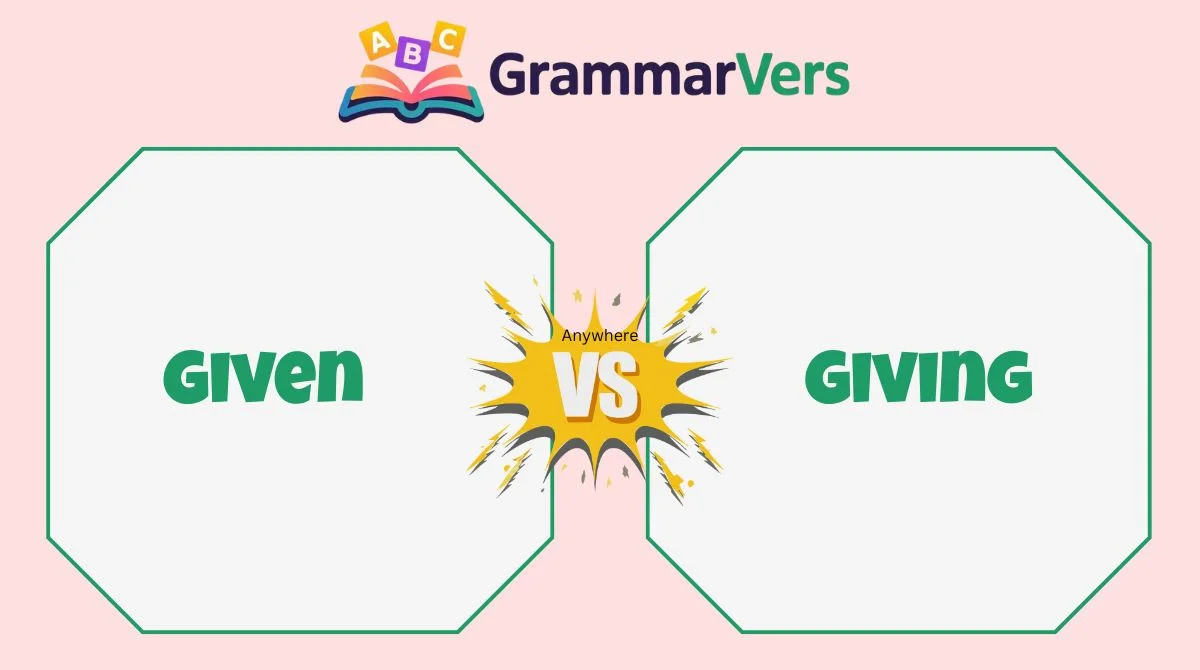 Giving or Given