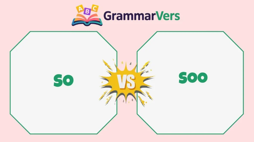Soo vs So